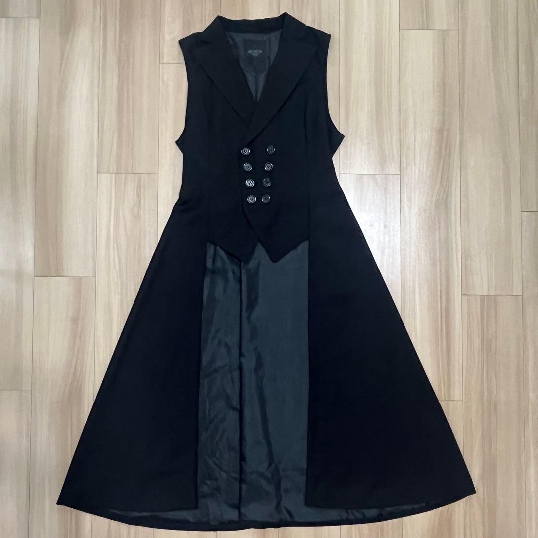 BPN FOR MEN ノースリーブロングダブルジャケット