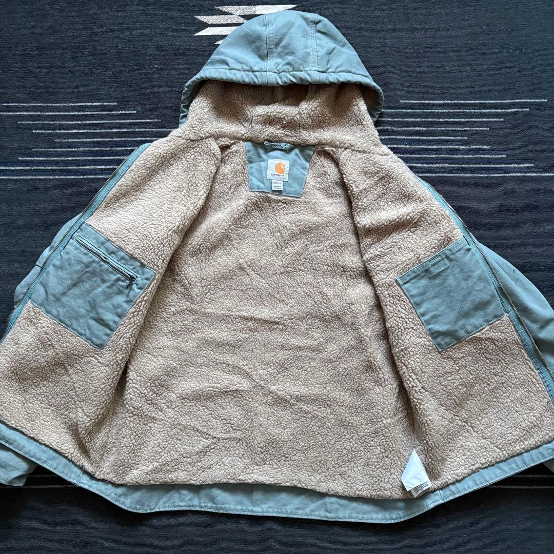 日本未発売Carhartt レアカラー 裏ボア シエラジャケット