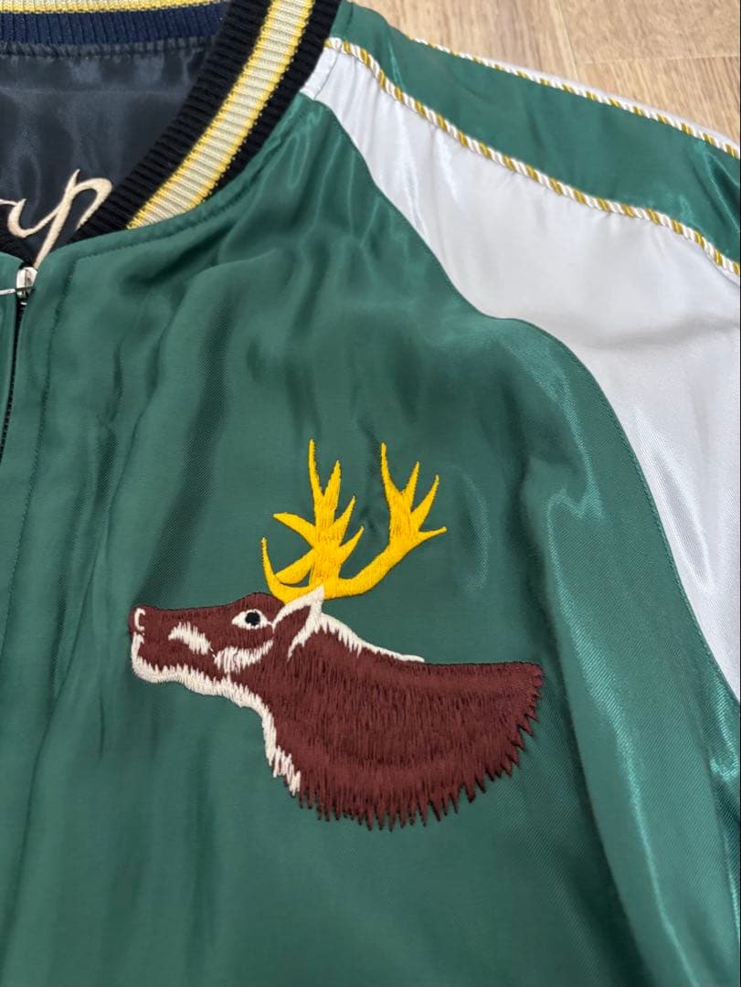 【赤虎　完売品❗️】テーラー東洋　ヒノヤ別注　スカジャン