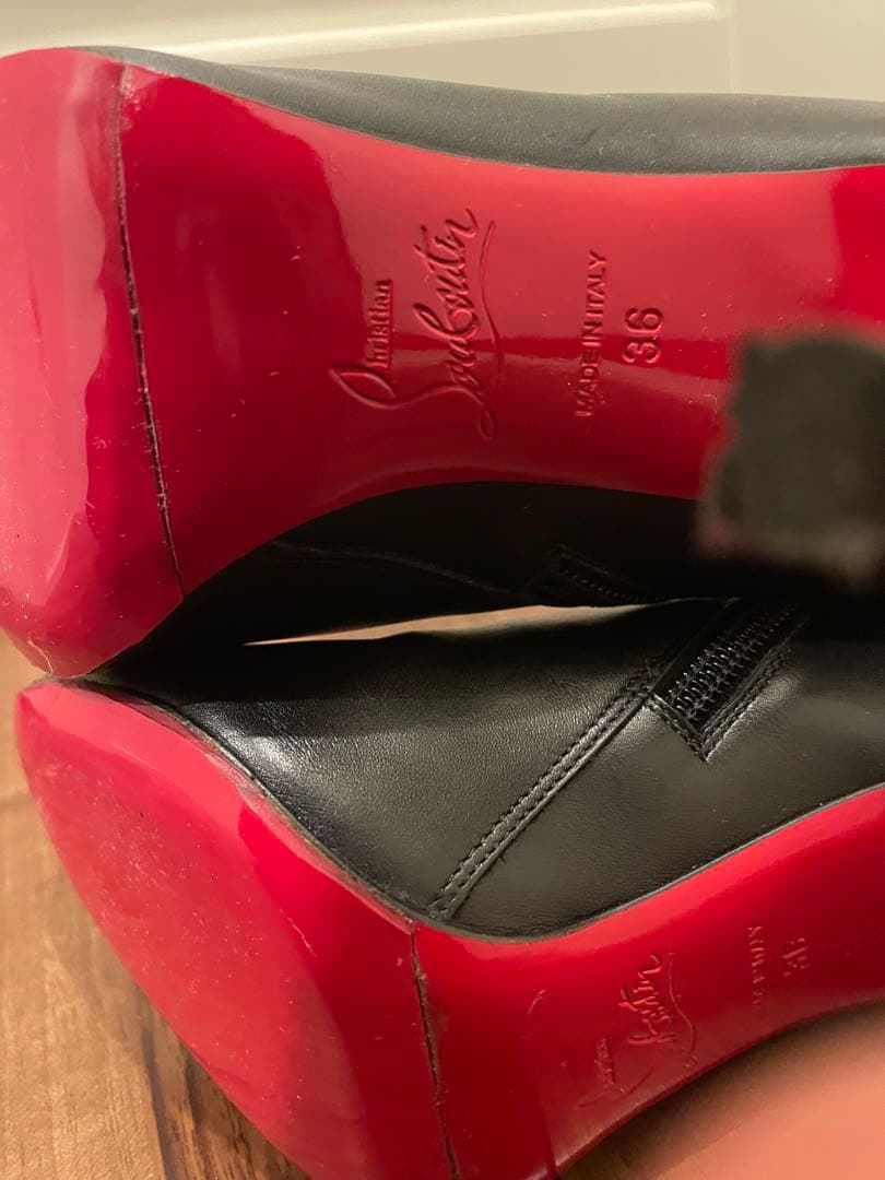 【定価26万円！】美品　クリスチャン　ルブタン　ロングブーツ　美脚