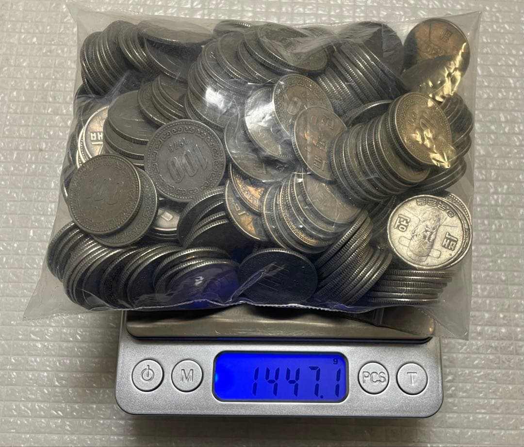 古銭　韓国古銭　韓国ウォン　韓国硬貨　韓国　500ウォン　100ウォン