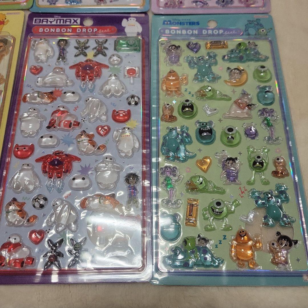 【正規品】ボンボンドロップシール　ディズニー　8種