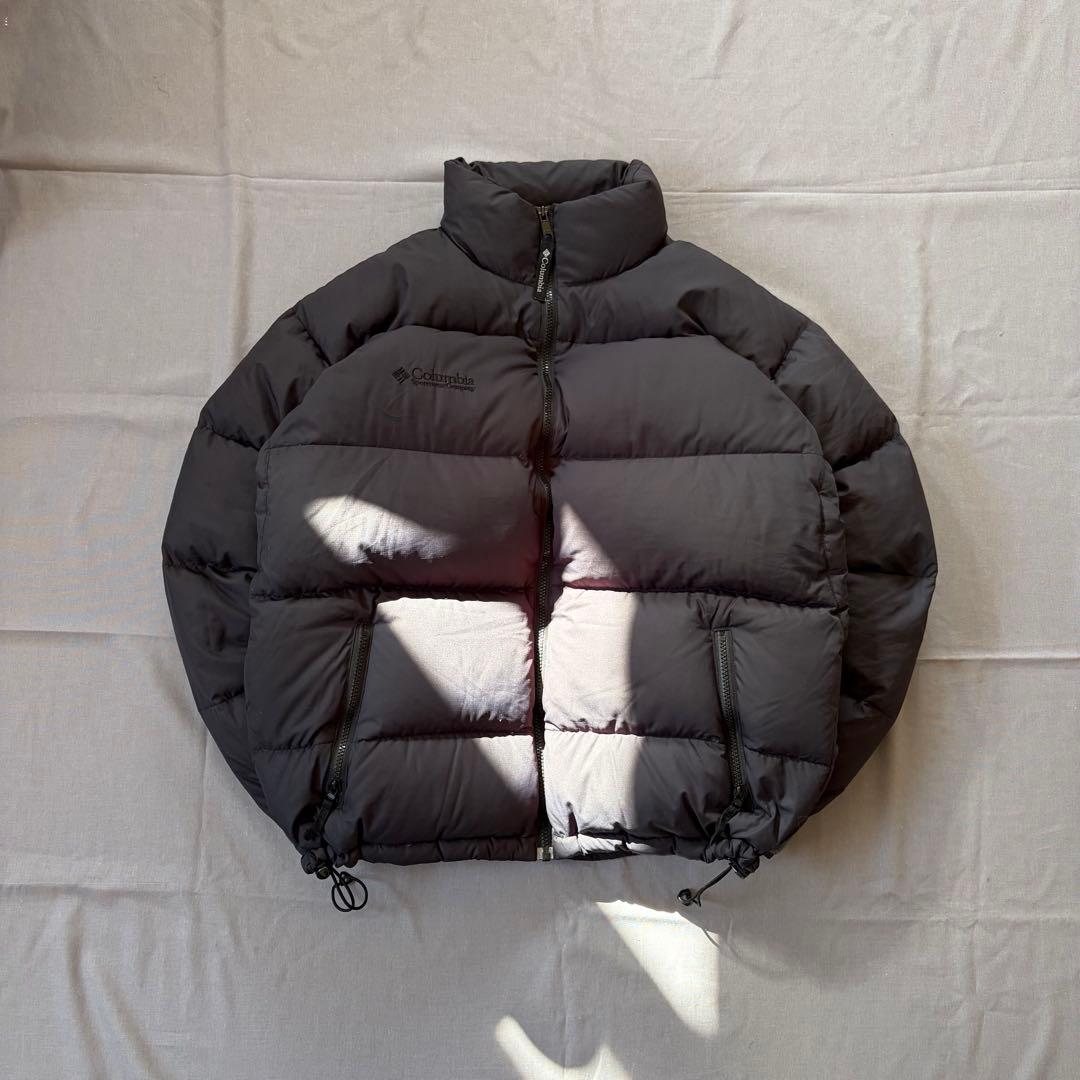 Columbia 00s 肉厚 down jacket black ヌプシ