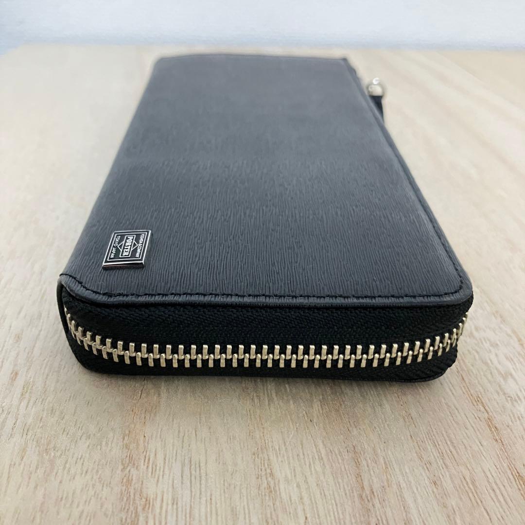 訳あり未使用✨ ポーター PORTER カレント L字ZIP 長財布 ブラック