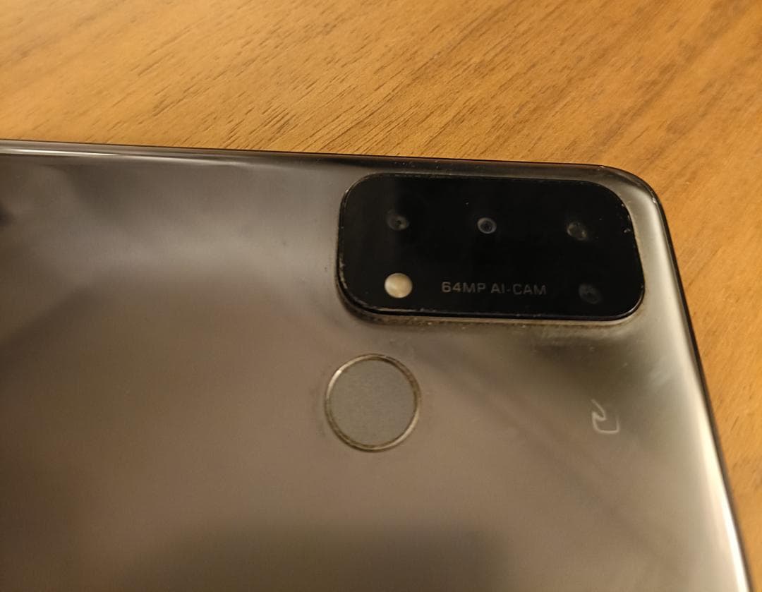 (中古)OPPO Reno5A 6G/128GBシルバーブラックYmobile版