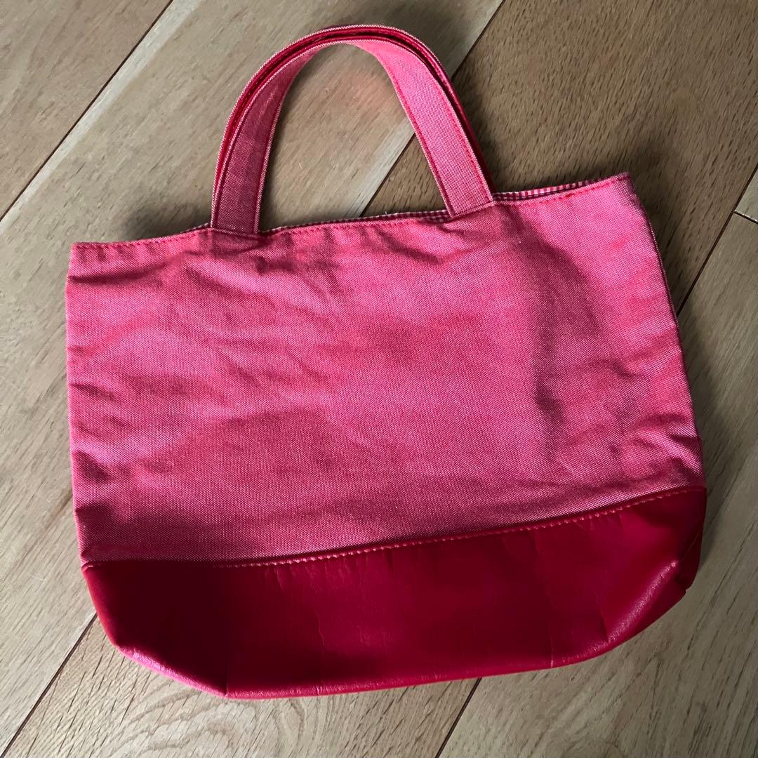 familiar ファミリア 70周年 レア 限定 デニム ミニバッグ レッド