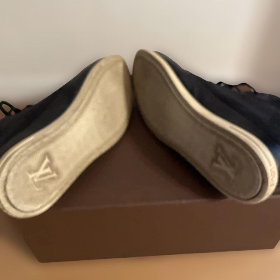 ルイヴィトン　ハイカットレザーシューズ