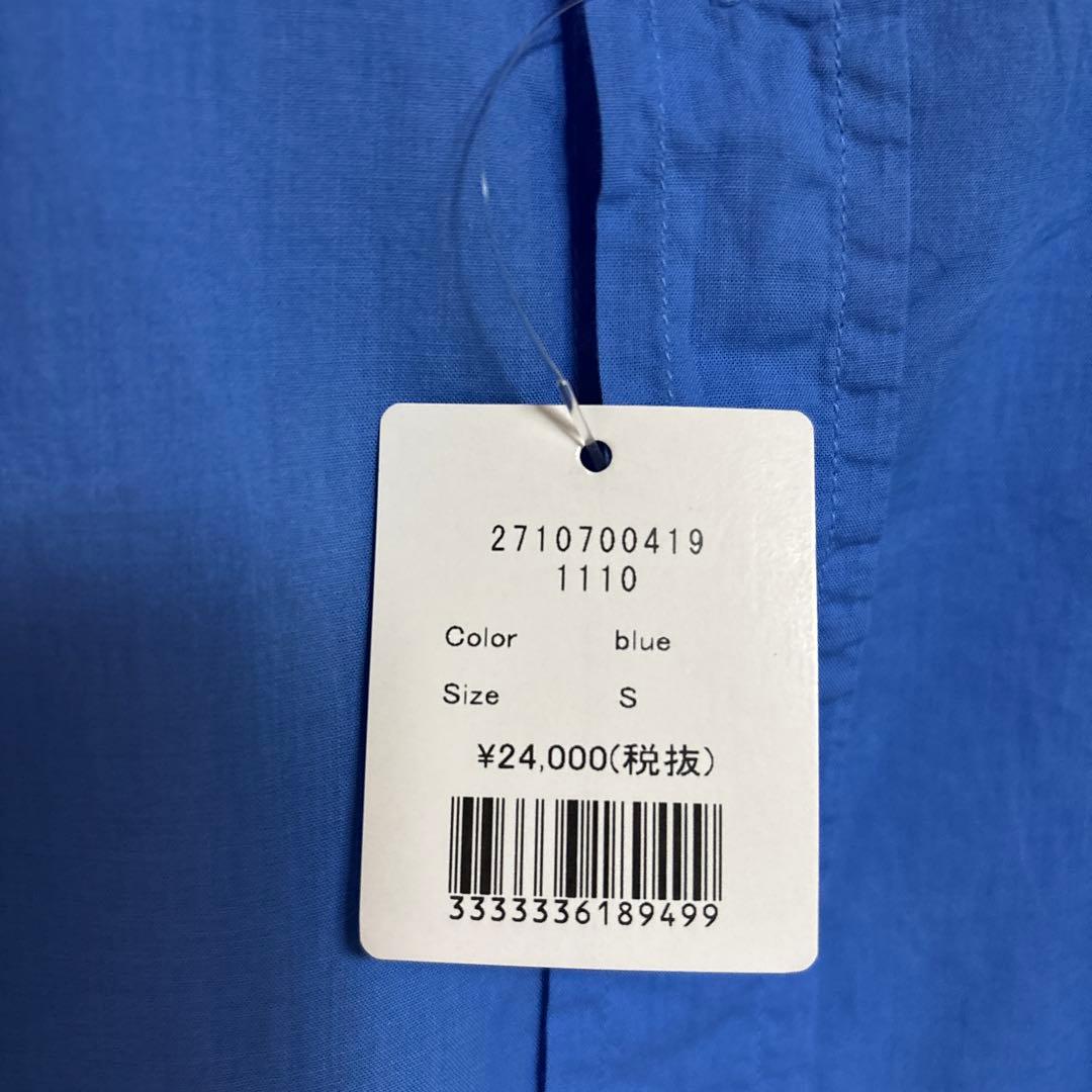 【新品タグ付き】フランクアンドアイリーン　ブルー　シャツ