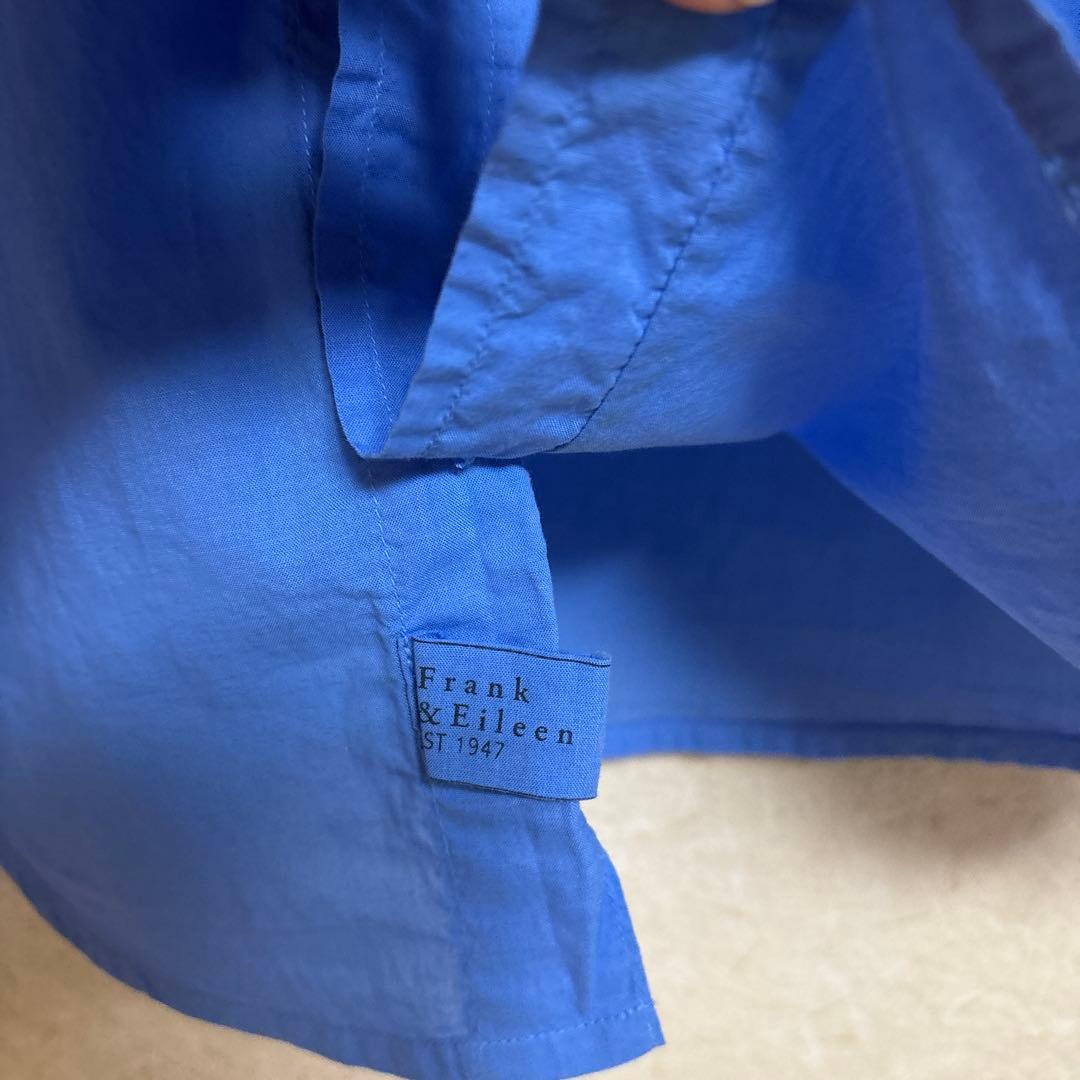 【新品タグ付き】フランクアンドアイリーン　ブルー　シャツ
