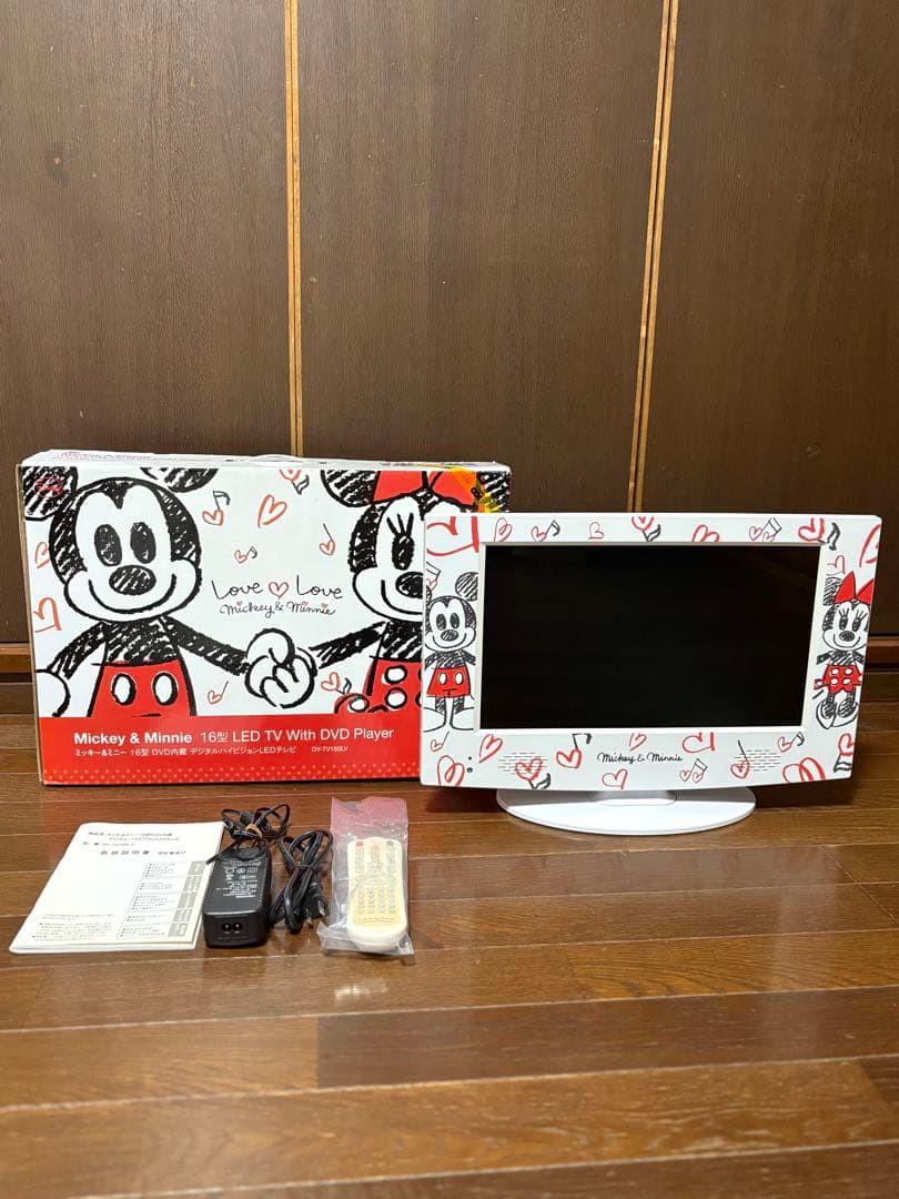【姫】DISNEY 16インチ液晶テレビ ミッキー ミニー