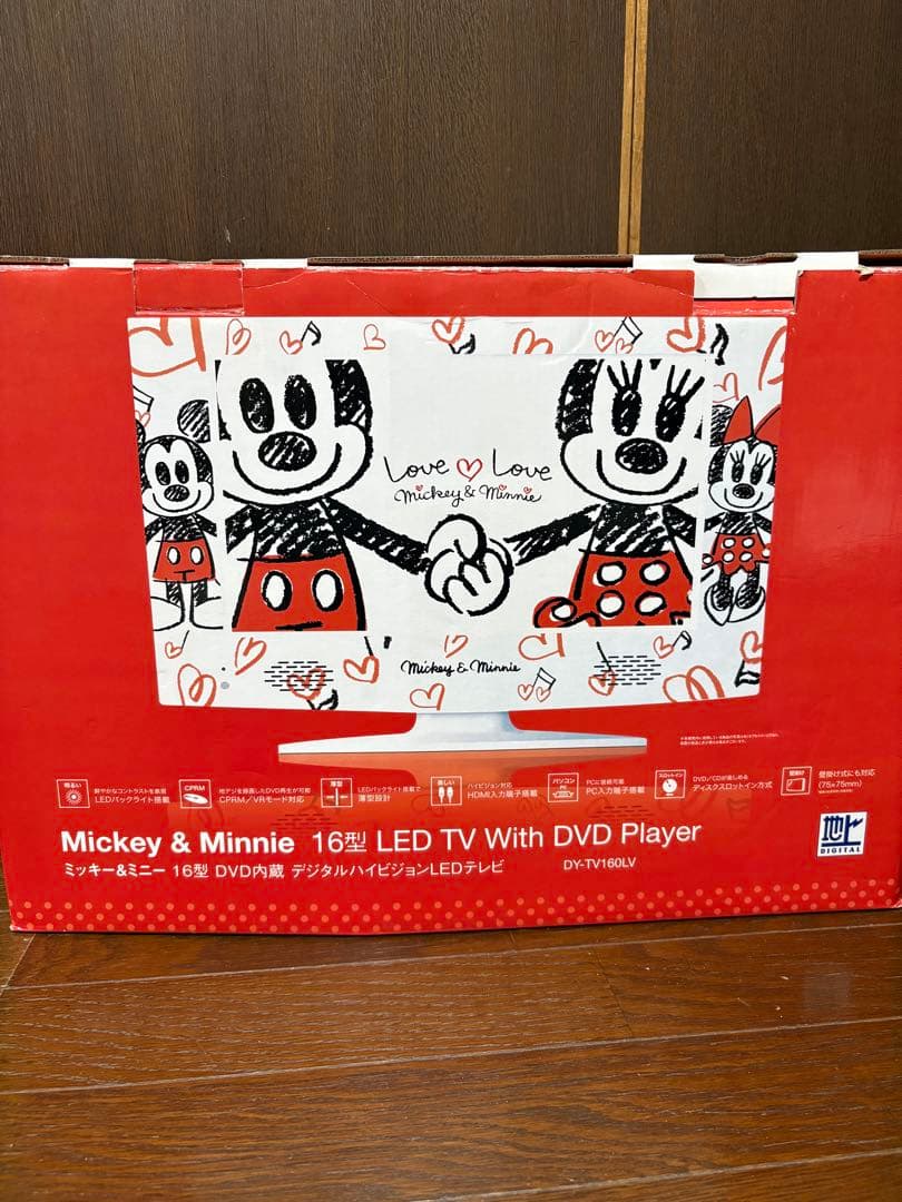 【姫】DISNEY 16インチ液晶テレビ ミッキー ミニー