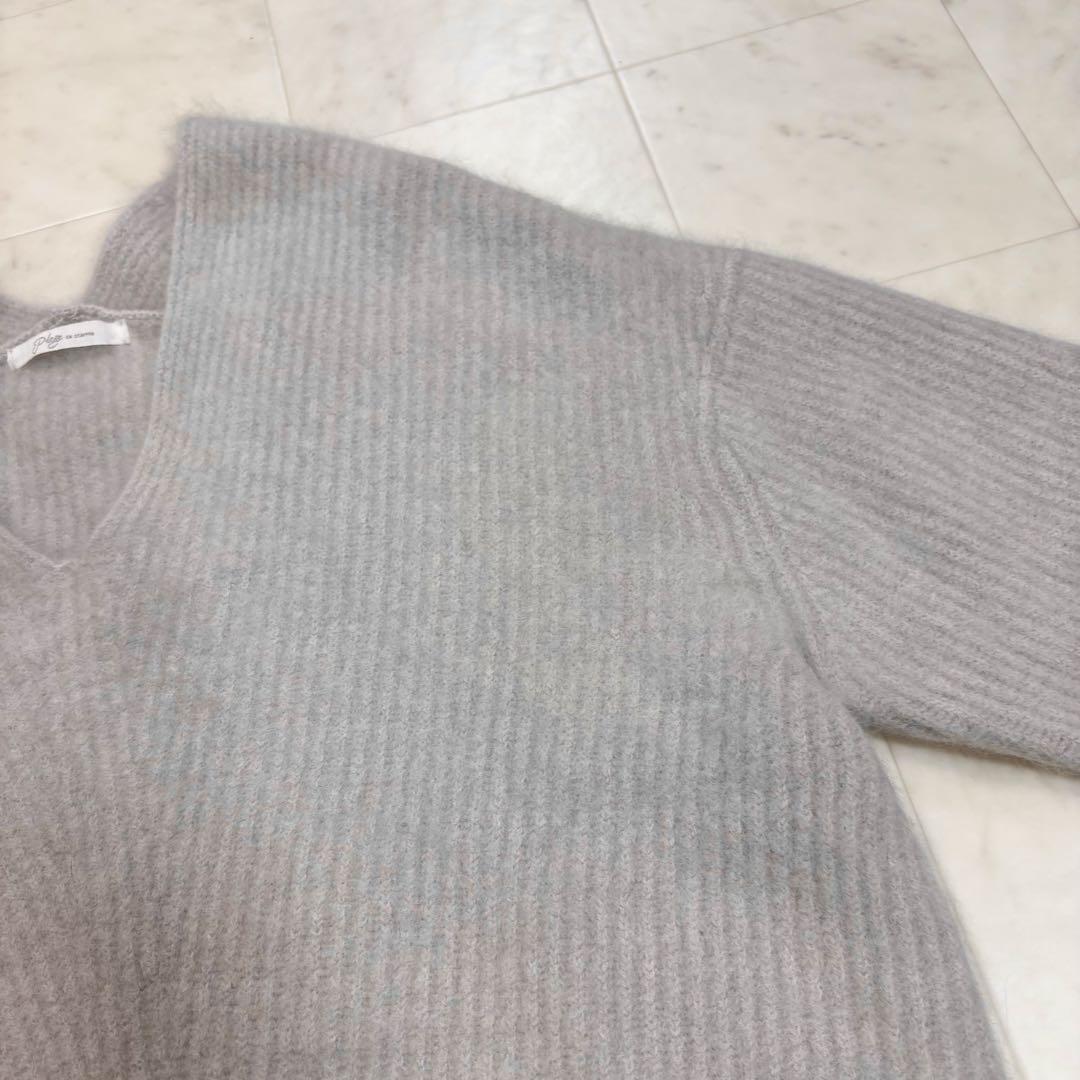Plage ★新品★FurアゼVネックプルオーバー