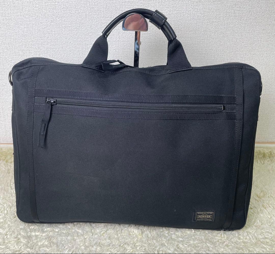 PORTER ポーター　クリップ 2WAYブリーフケース　ブラック