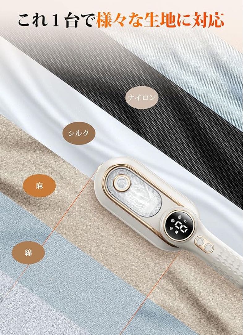 アイロン スチームアイロン 衣類スチーマー シワ伸ばし LEDディスプレイ