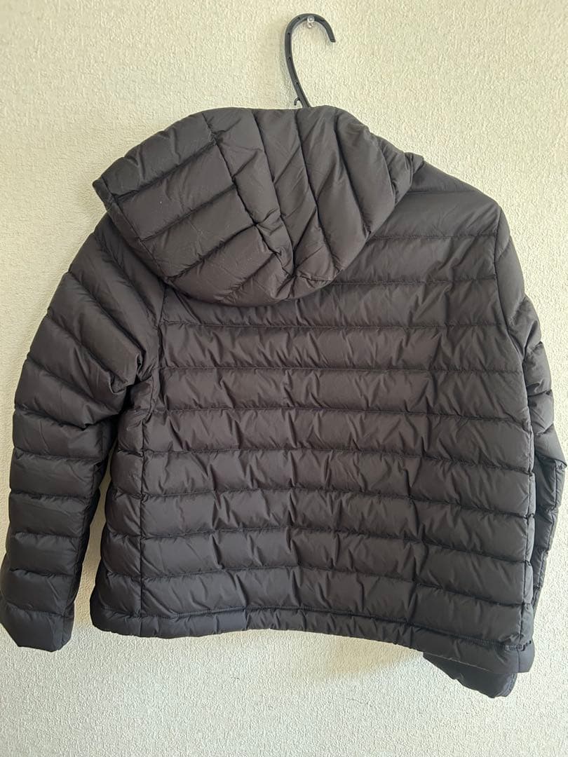 超美品 ！ダントン フードダウンジャケット お洒落 上品コーデ ブラック M