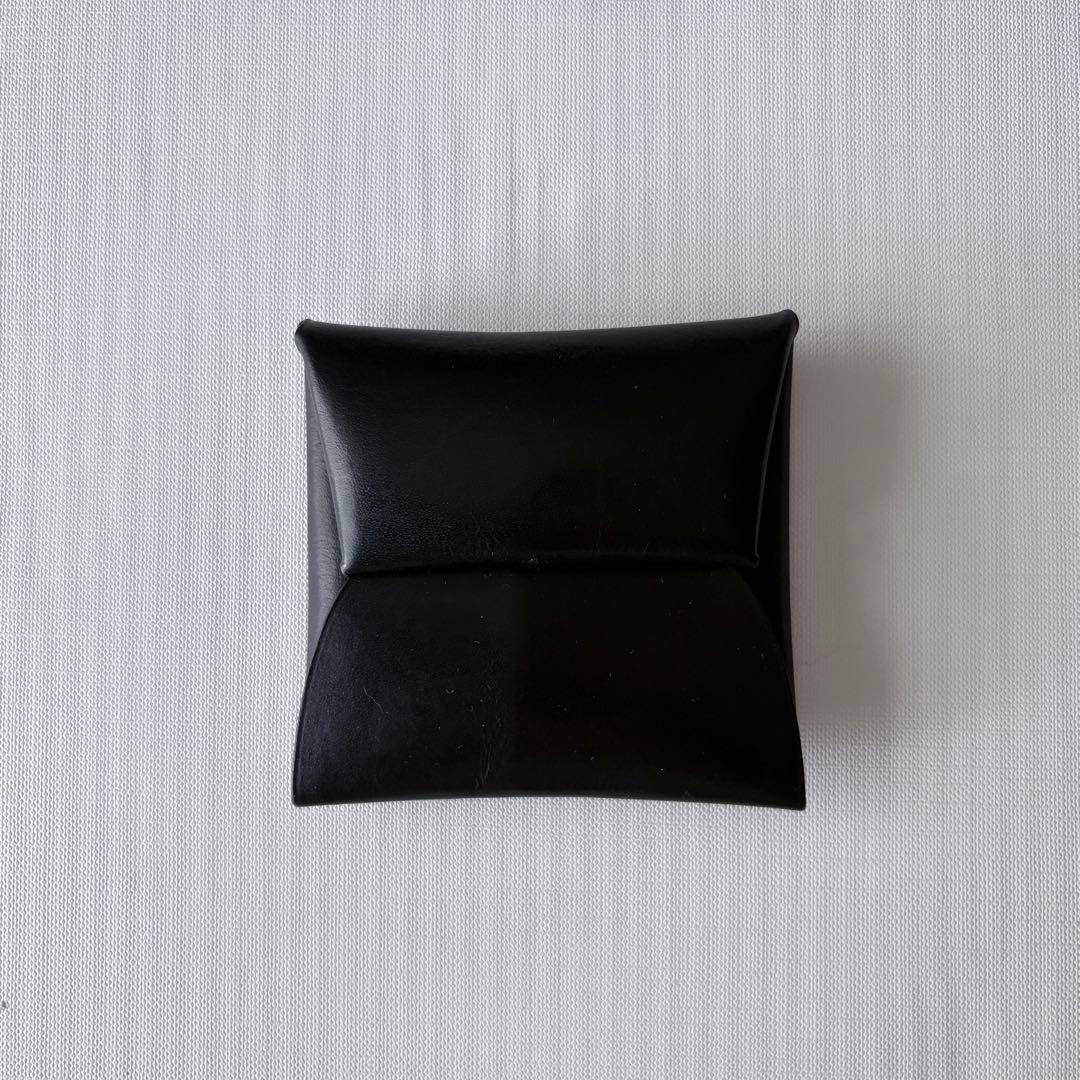 入手困難 極美品『エルメス』バスティア ボックスカーフ ブラック ケース