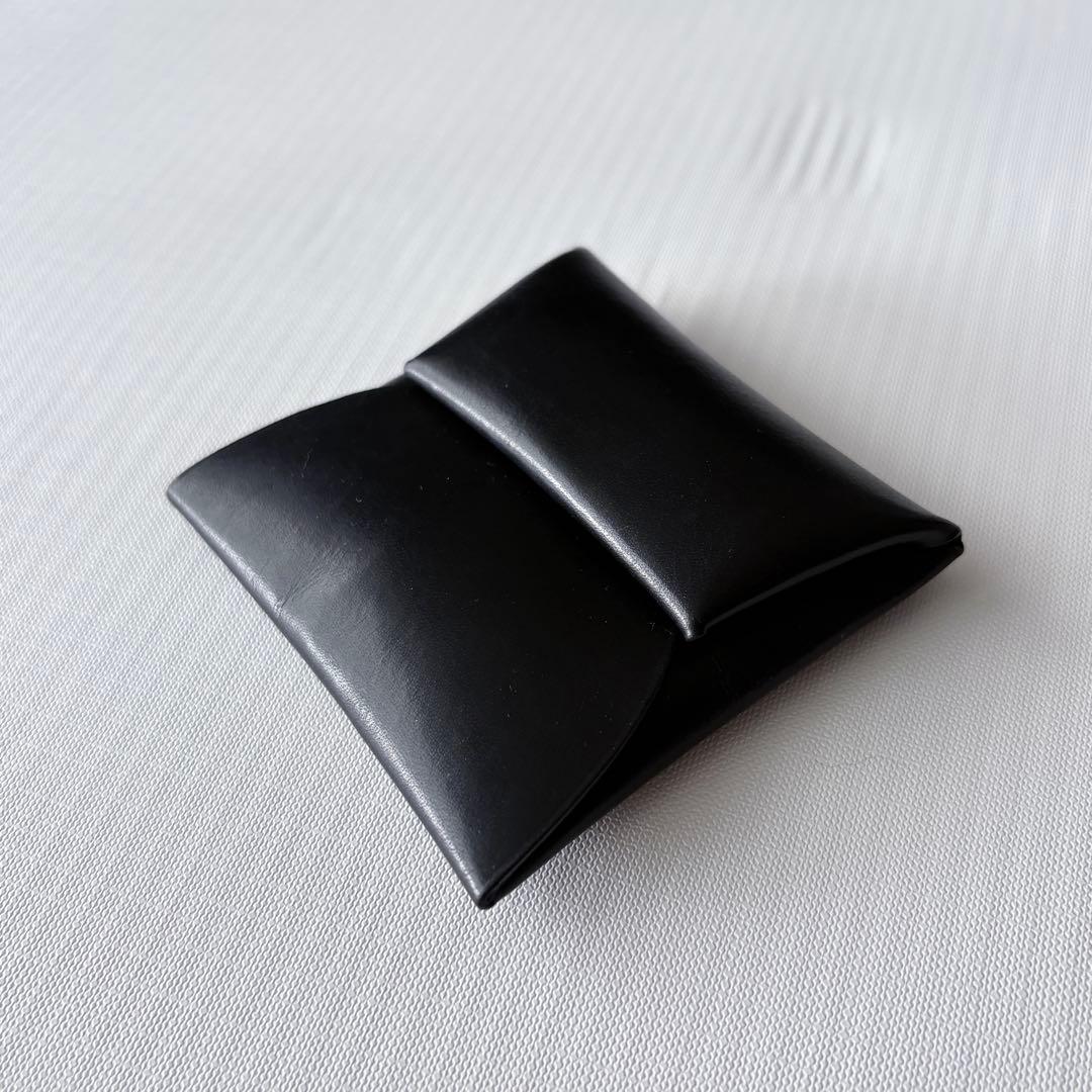 入手困難 極美品『エルメス』バスティア ボックスカーフ ブラック ケース