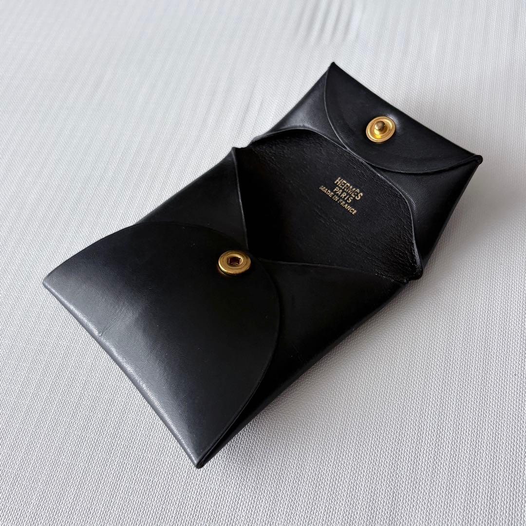 入手困難 極美品『エルメス』バスティア ボックスカーフ ブラック ケース