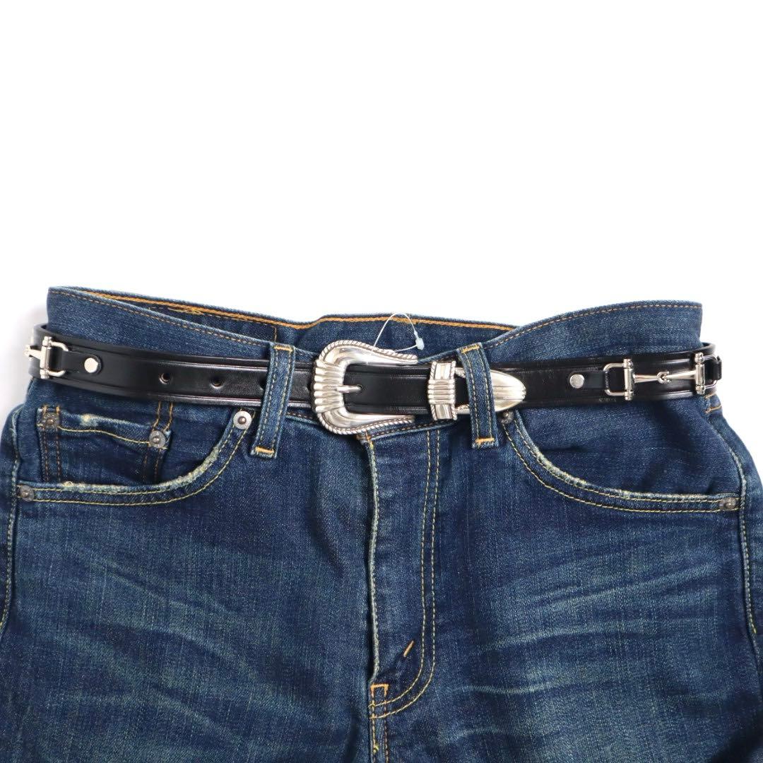 TORY LEATHER トリー USA製 ホースビット ウエスタンベルト 28