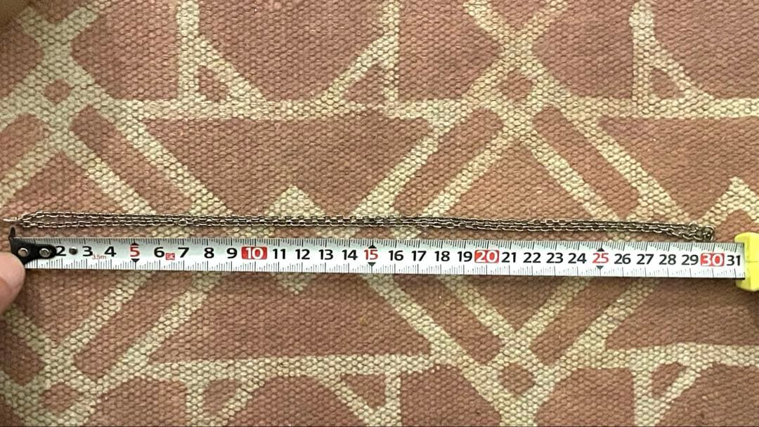 インディアンジュエリー　ジョーメイス作　ネックレストップ、あずきチェーンセット