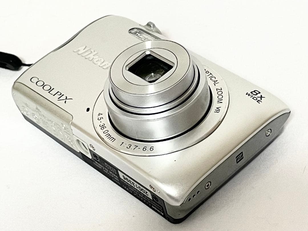 【ジャンク・動作品】　Nikon COOLPIX A300 シルバー　動作確認済