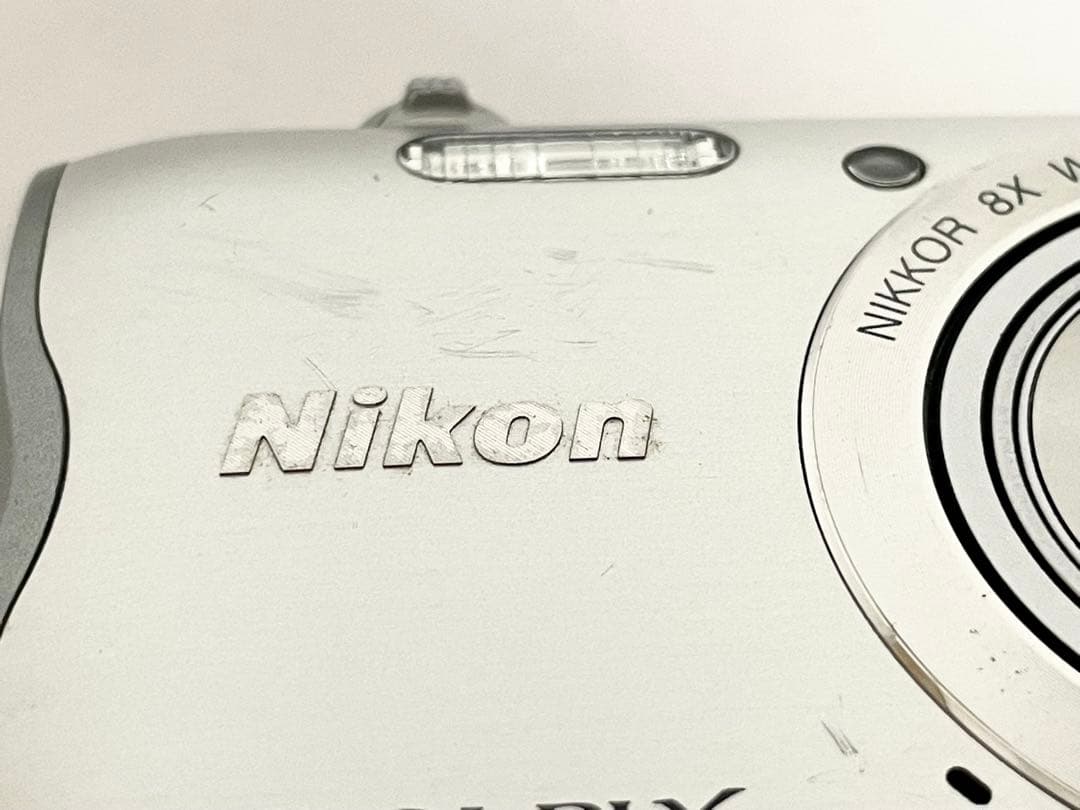 【ジャンク・動作品】　Nikon COOLPIX A300 シルバー　動作確認済