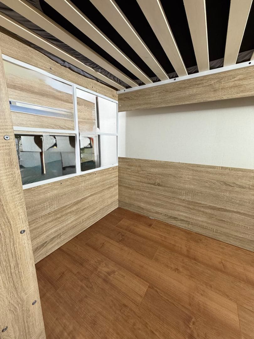 わくわくランド　ハイタイプロフトベッド　Peep　デスク付き