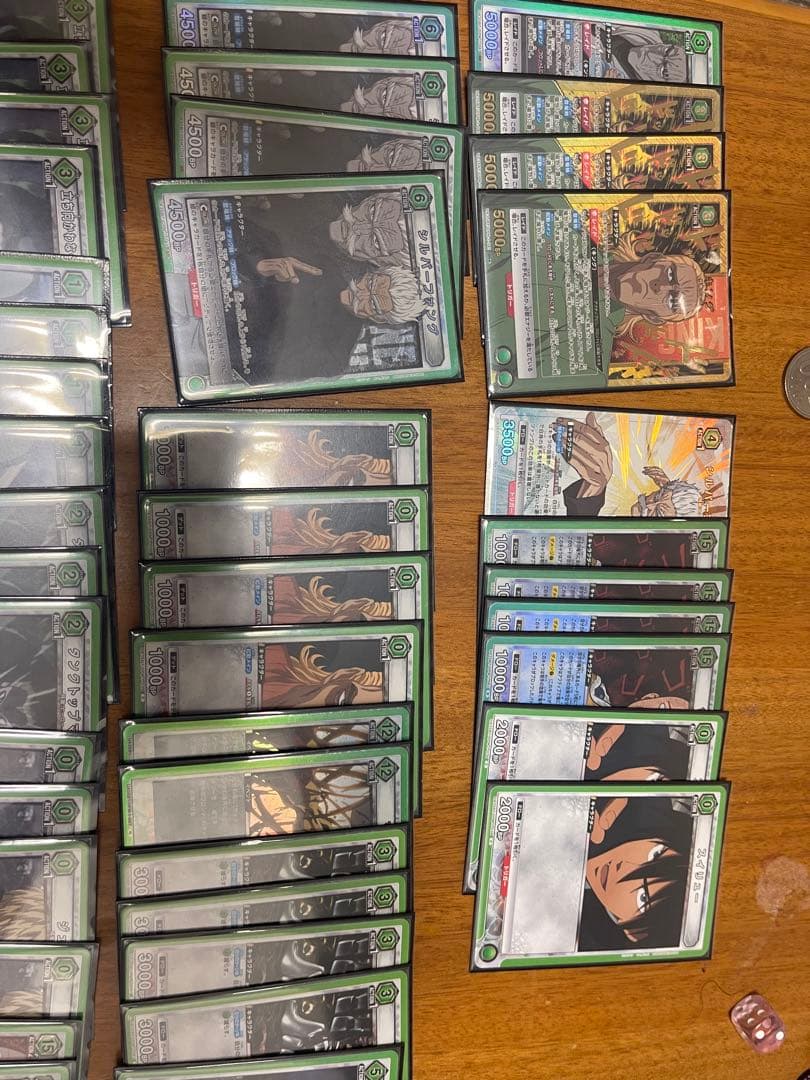 ユニオンアリーナ　緑サイタマ　ワンパンマン高レアデッキ　キングSR パラレル3枚