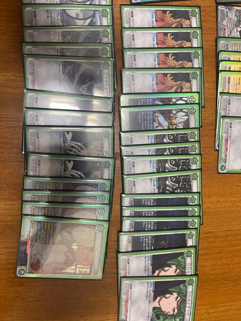 ユニオンアリーナ　緑サイタマ　ワンパンマン高レアデッキ　キングSR パラレル3枚