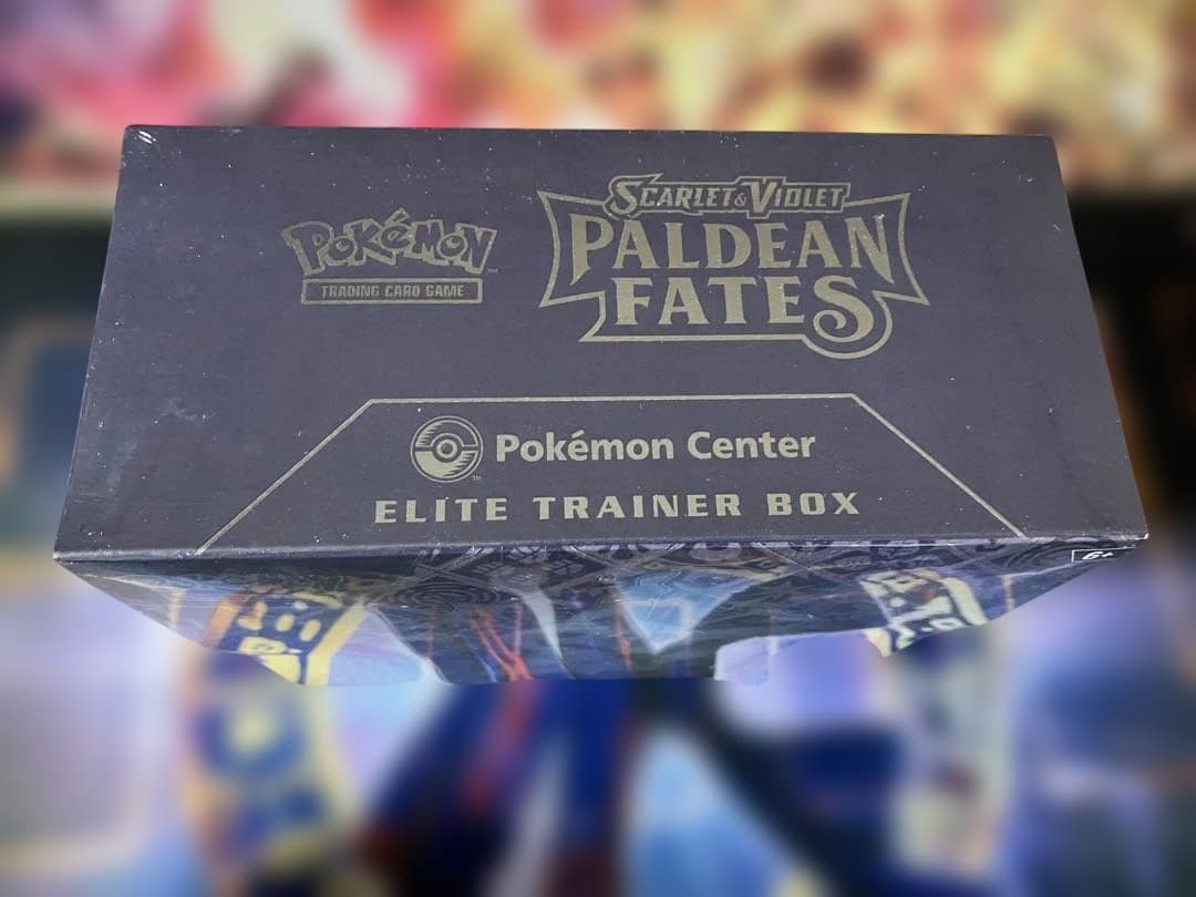 ポケモンカード　英語版　paldean fates etb ポケモンセンター限定