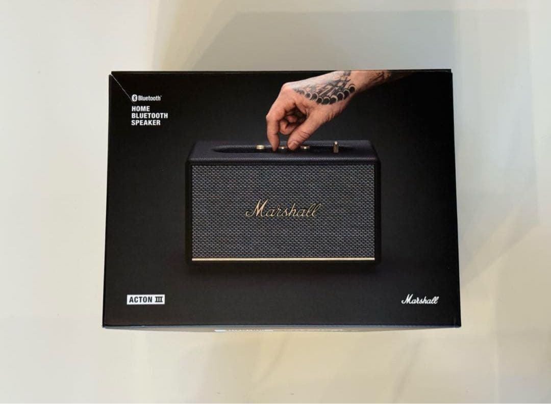 未使用Marshall Action III ワイヤレススピーカー