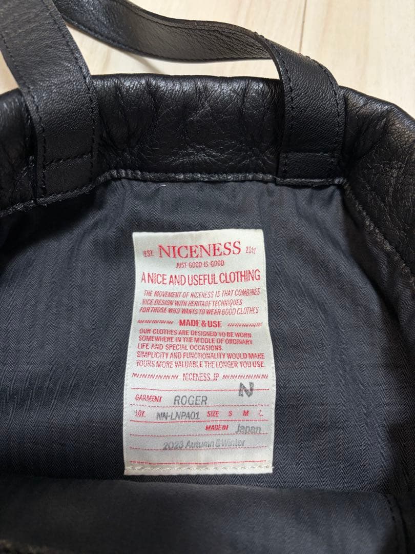 バッグ niceness ROGER black