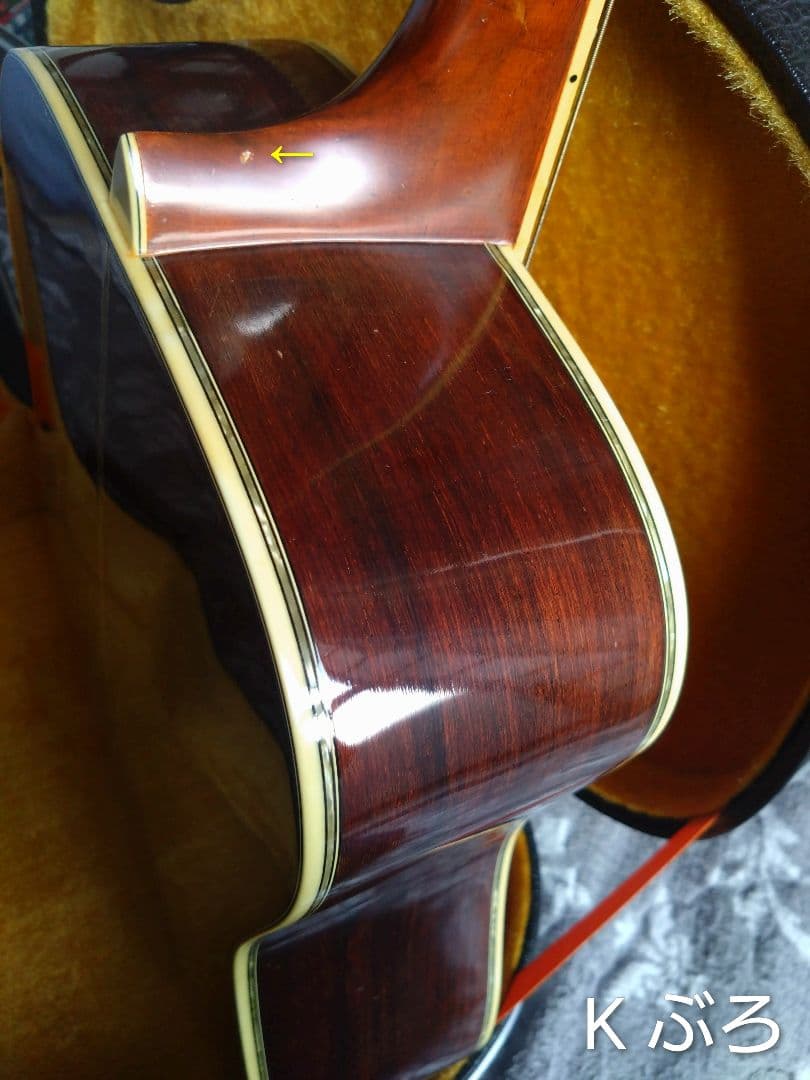 K ヤイリ　YW-600　1975年製　　　ジャパンヴィンテージギター　アコギ