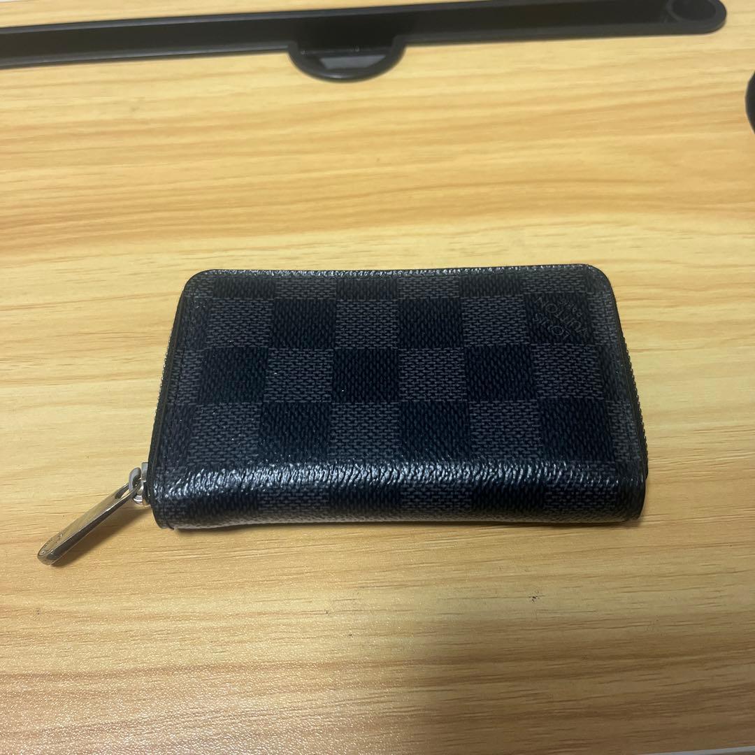 ルイ ヴィトン 財布 小銭入れ ジッピー  パース ダミエ グラフィット