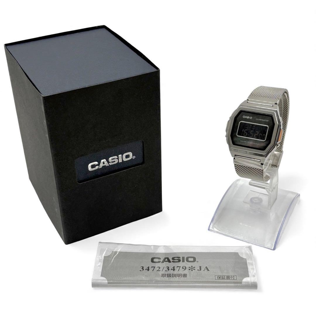 極美品 カシオ A1000M-1BJF プレミアムシリーズ フルメタル 腕時計