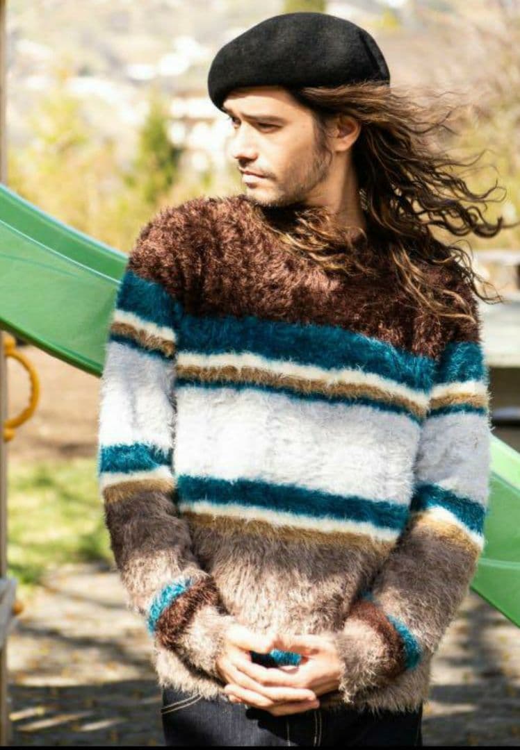 classic　glamb Kaylee border ニット