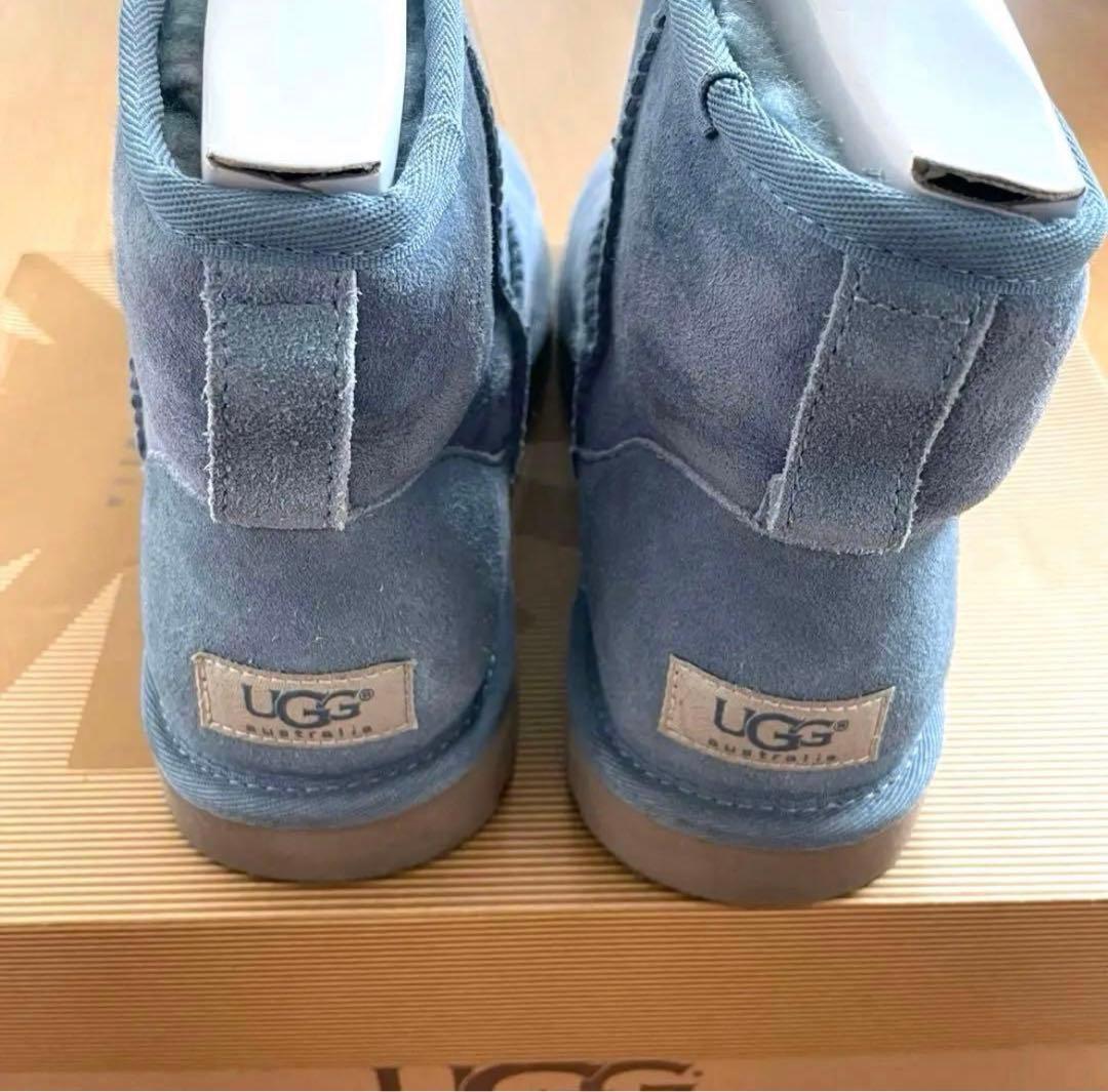 UGG クラシックミニムートンブーツ ブルー美品