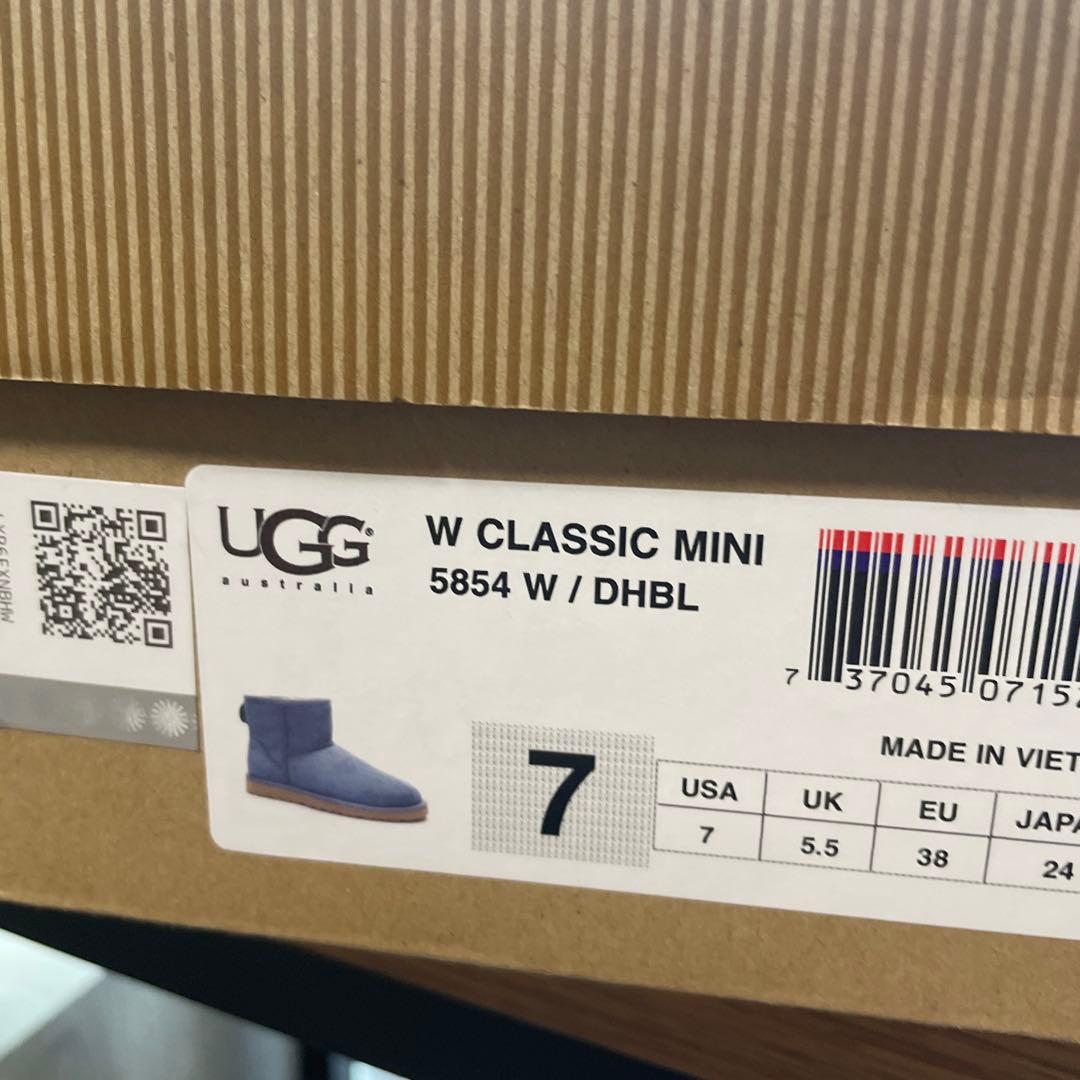 UGG クラシックミニムートンブーツ ブルー美品