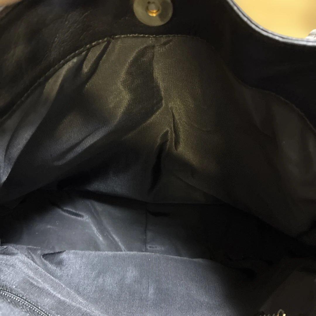 GUCCI バンブーハンドル 黒 ハンドバッグ