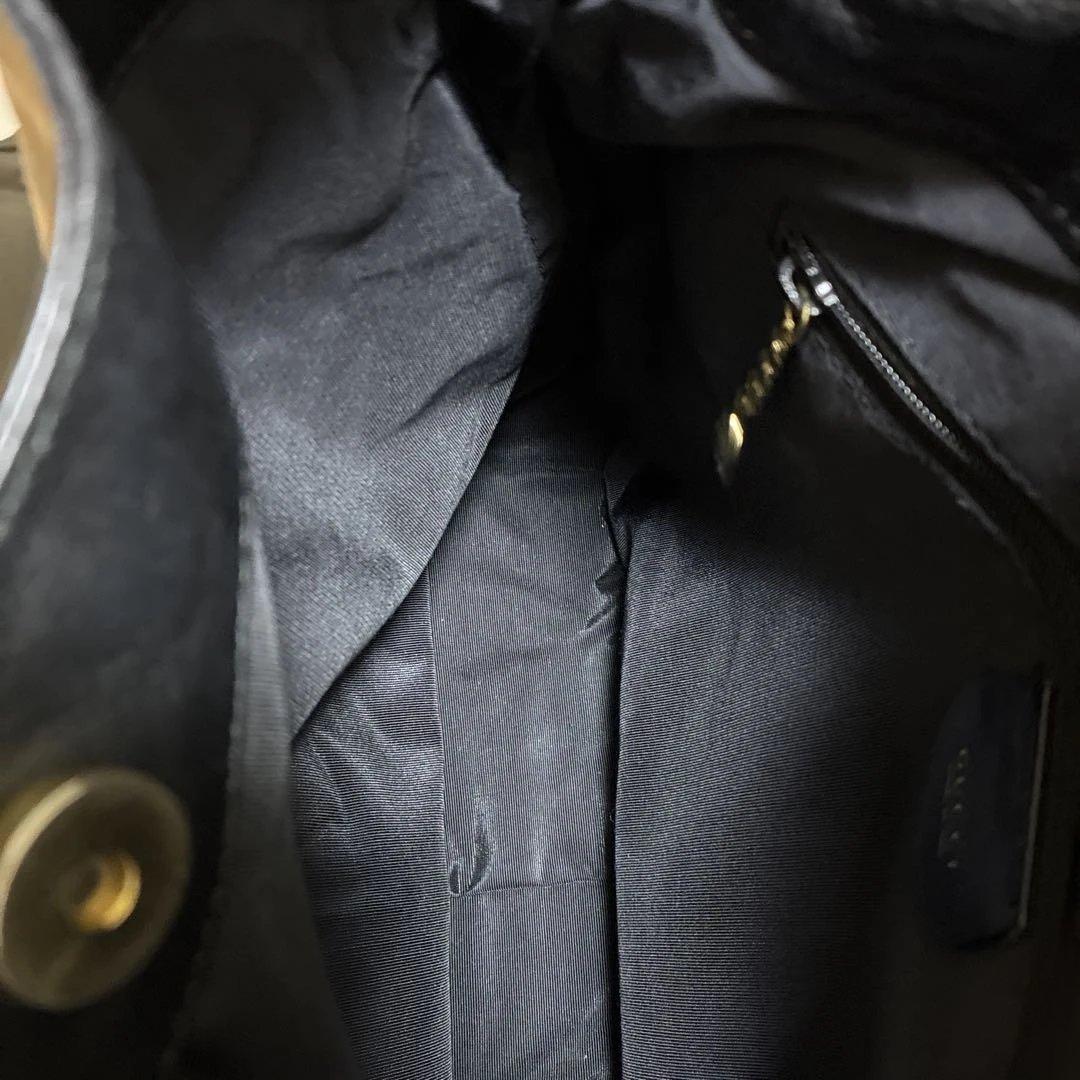 GUCCI バンブーハンドル 黒 ハンドバッグ