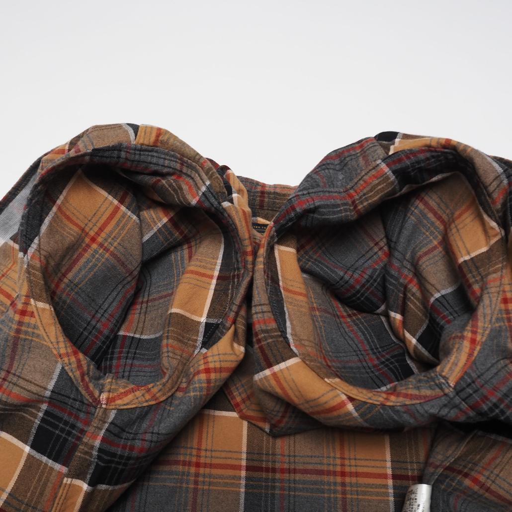 ビルウォールレザー別注 PENDLETON オンブレボートシャツ 925銀ボタン