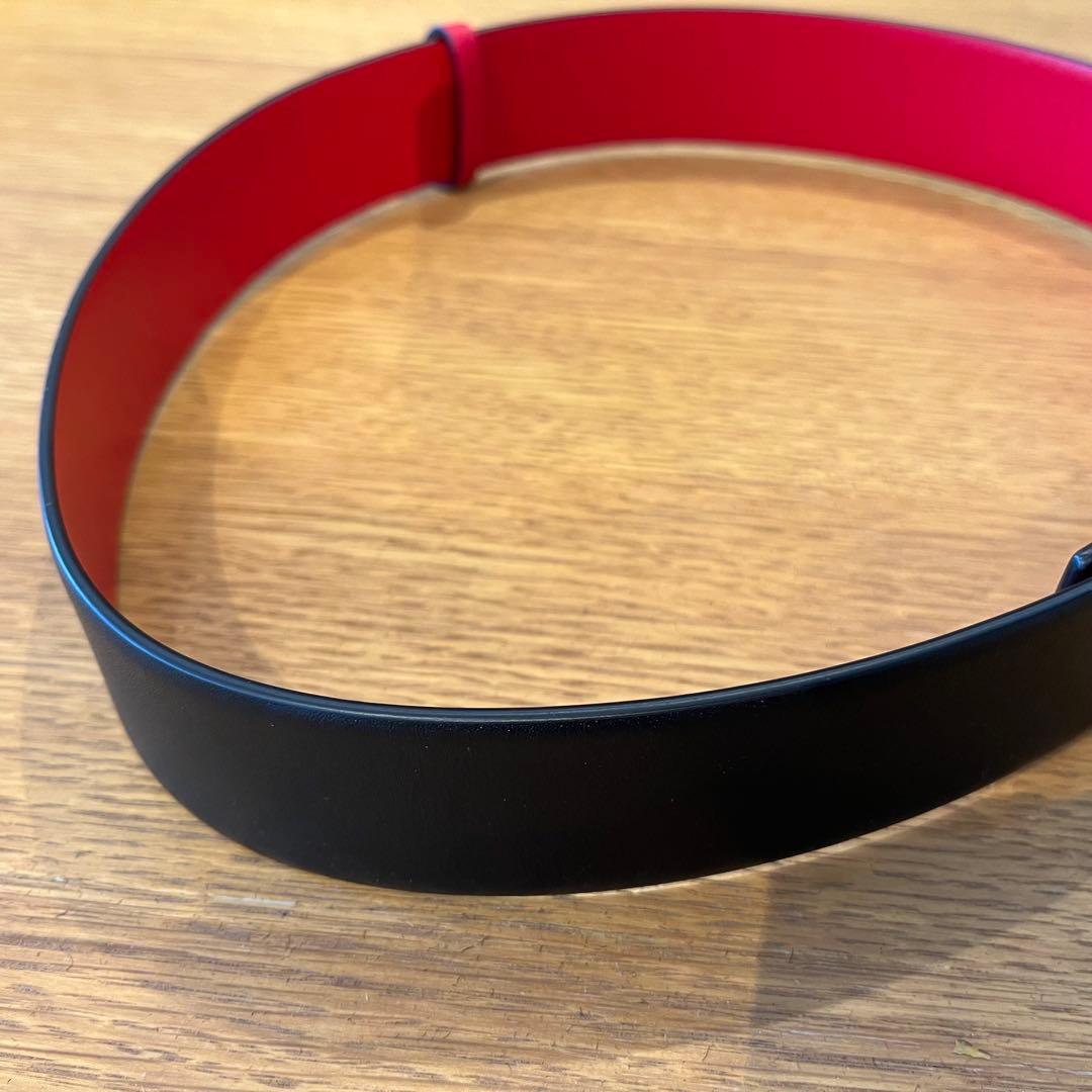 VALENTINO ヴァレンティノ ゴールドVロゴ バックルベルト