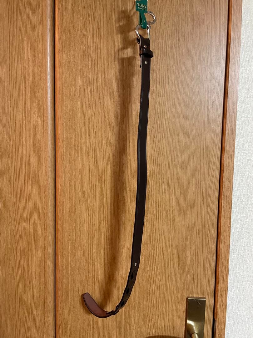 TORY LEATHER Hoof Pick Belt 28 ニットさん着用