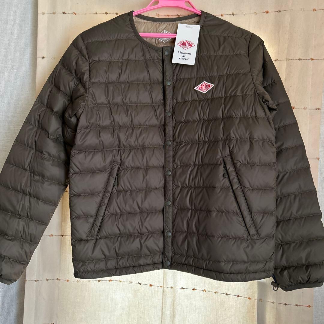DANTON ダウンジャケット サイズ36 オリーブグリーン