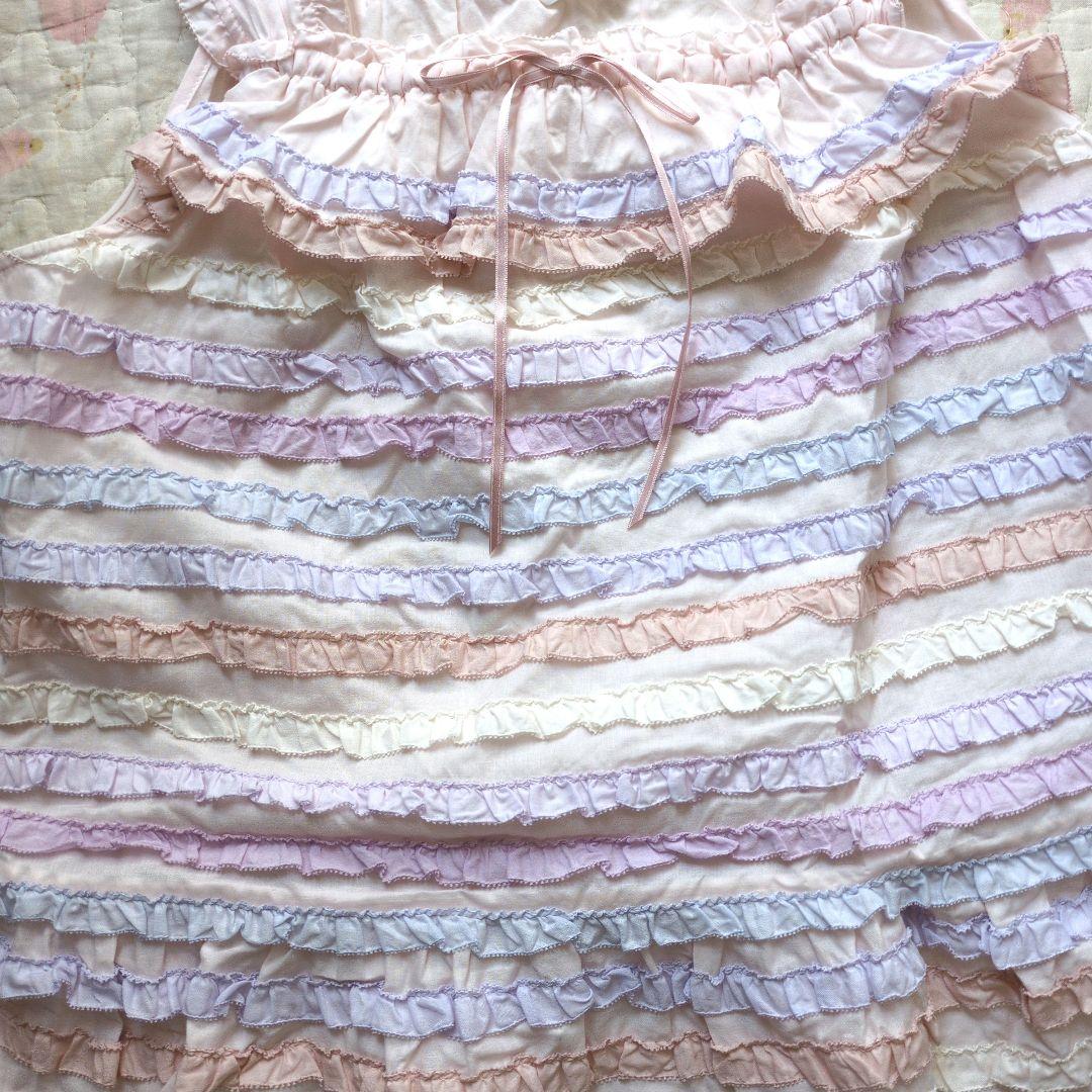 新品 ピンクハウス♥あじさいグラデーションフリルキャミソールブラウス 2025年