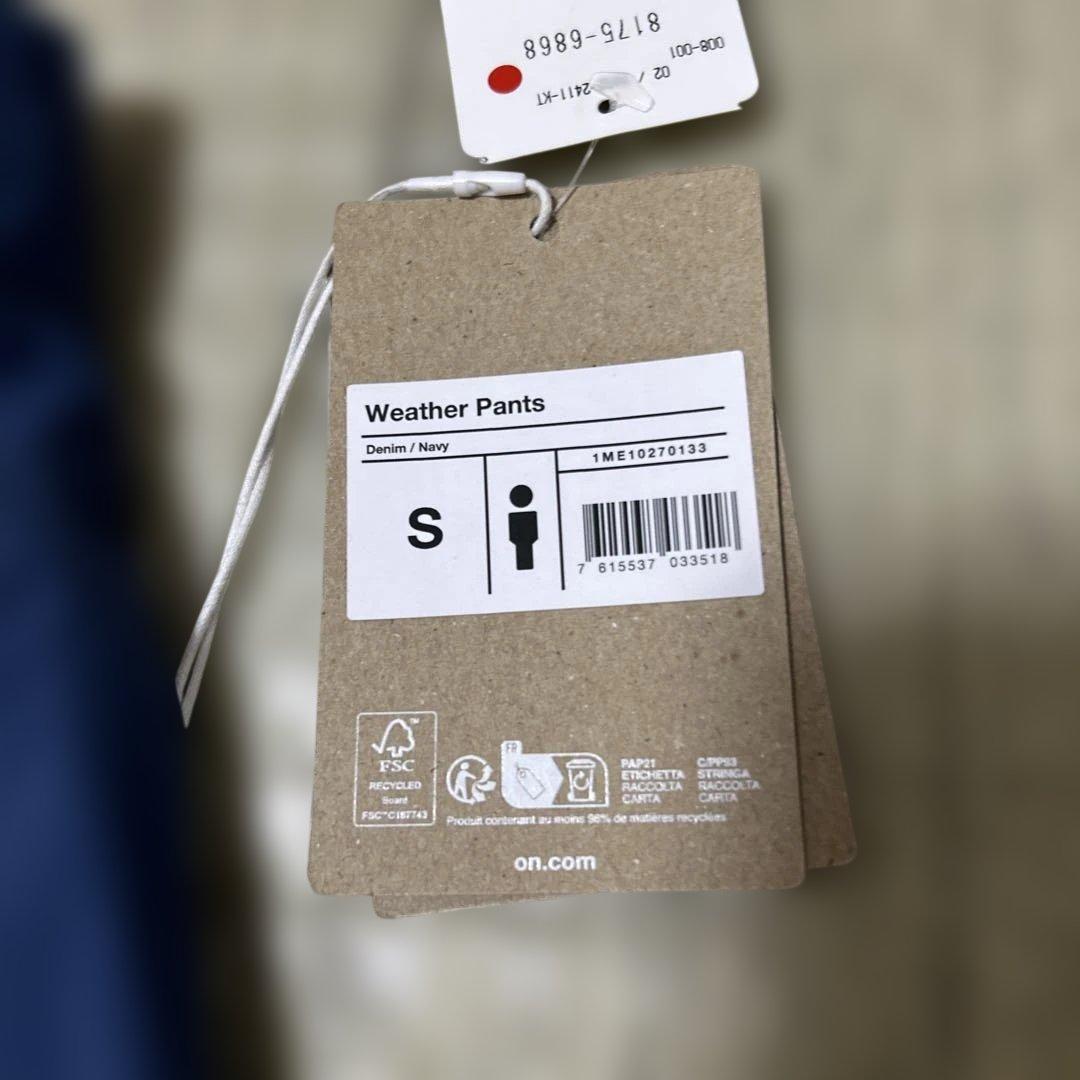 オン On Weather Pants オン ウェザーパンツ メンズS