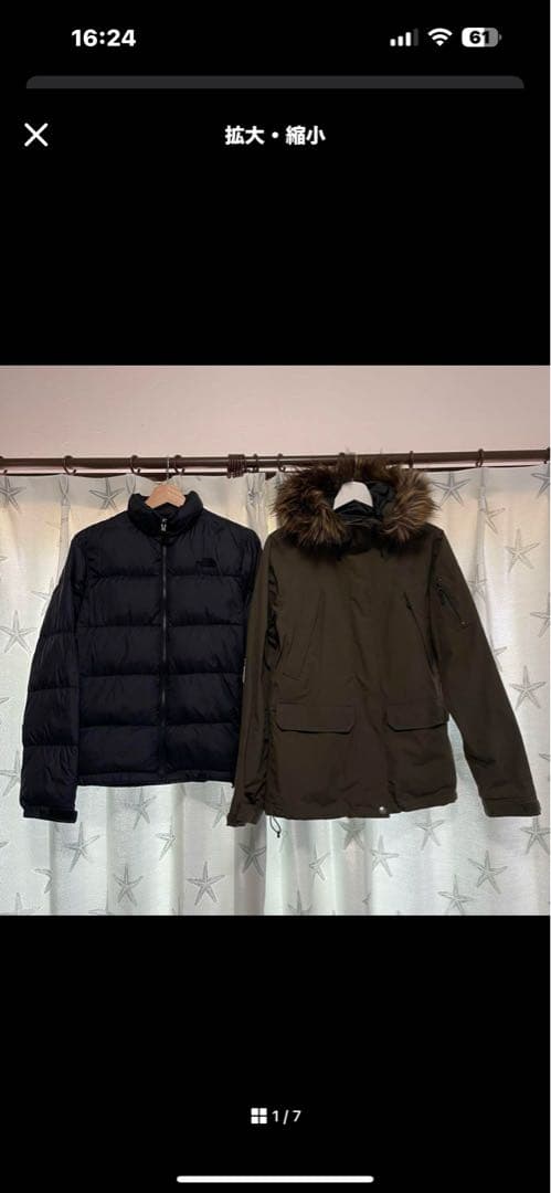 久*子様 THE NORTH FACE ファー付きダウンジャケット