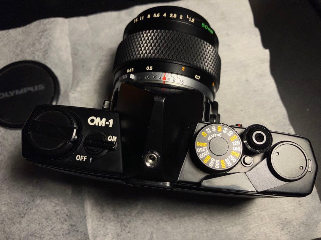 OLYMPUS om1 + 50 1.2 レンズ