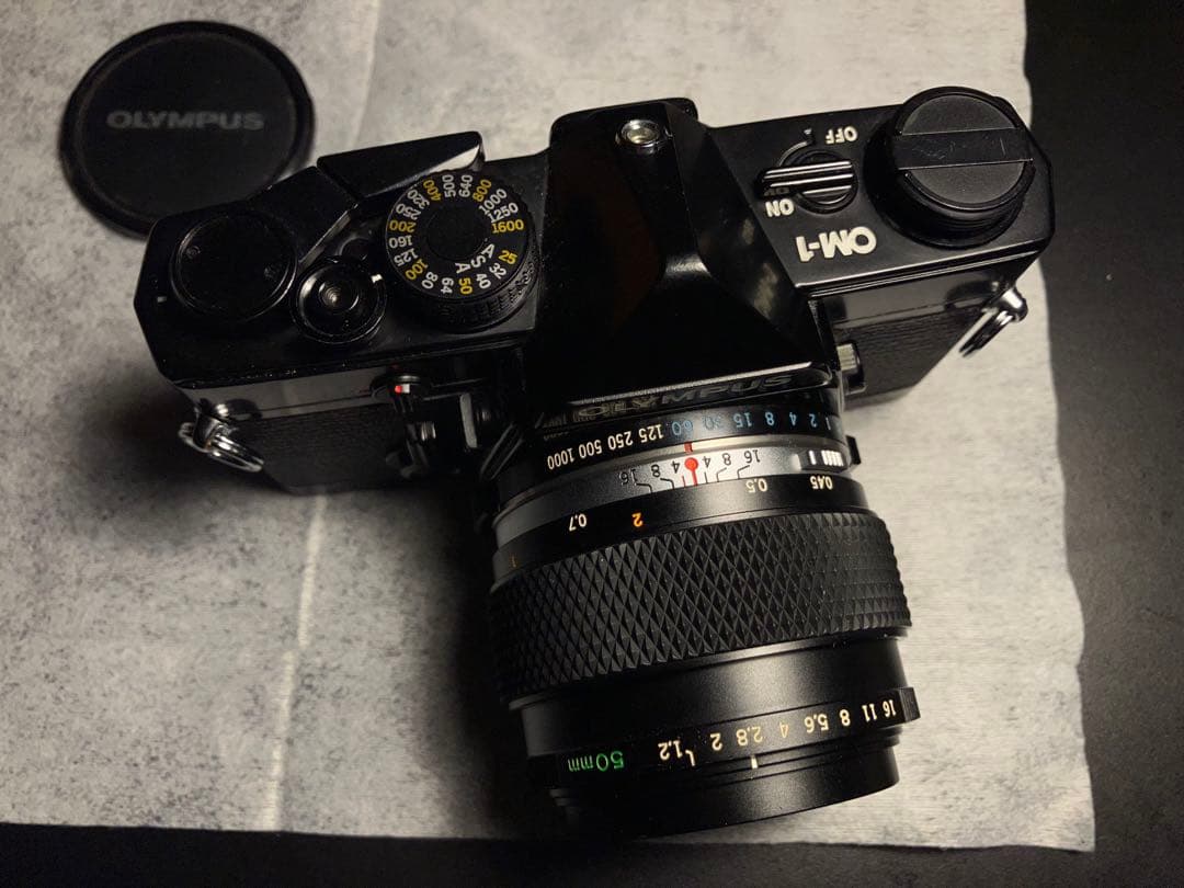 OLYMPUS om1 + 50 1.2 レンズ