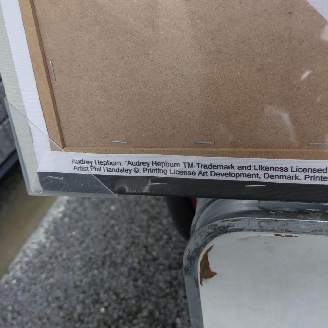 新品　IKEA　オードリー　ヘプバーン　大パネル　 美品　未開封品